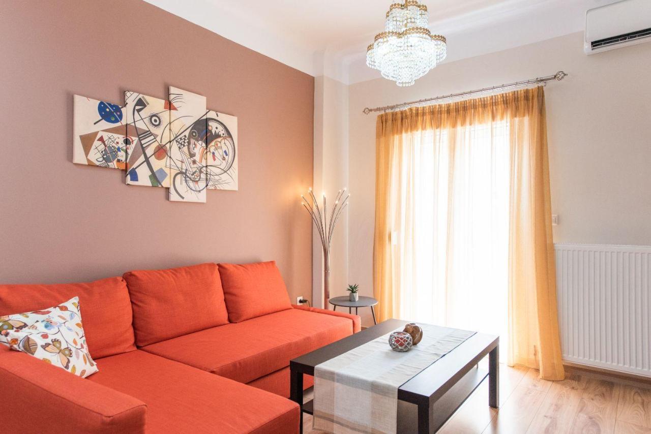Apricot By Halu! Cozy Apt Next To Agia Sophia Metro Station Thessaloniki Buitenkant foto